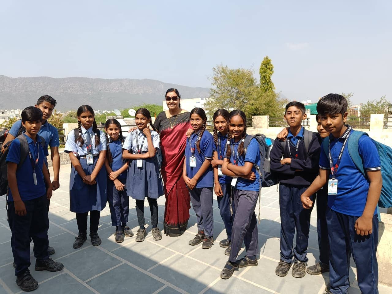 Dr. Priyamvada Singh with BSPS students