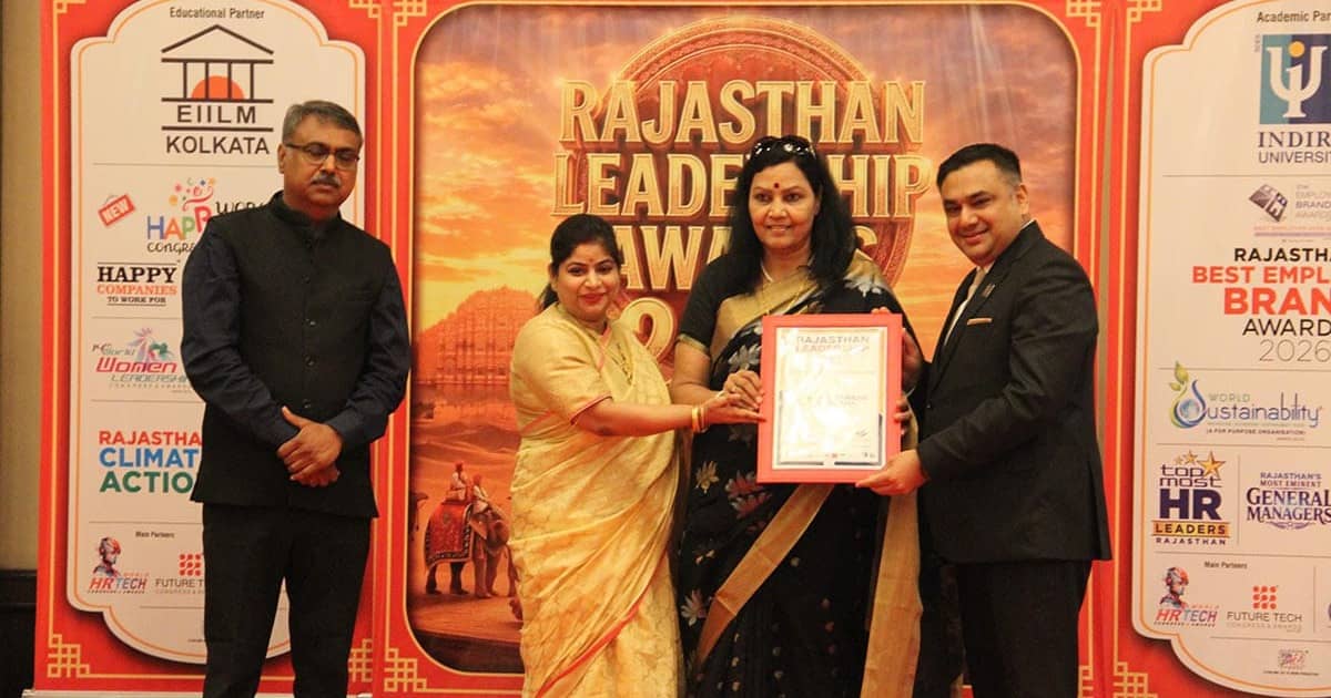 Rajasthan Leadership Award 2026 — Bal Sansar Sanstha Wins