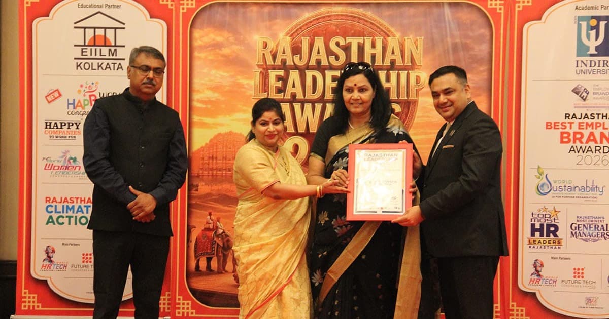 Rajasthan Leadership Award 2026 — Bal Sansar Sanstha Wins