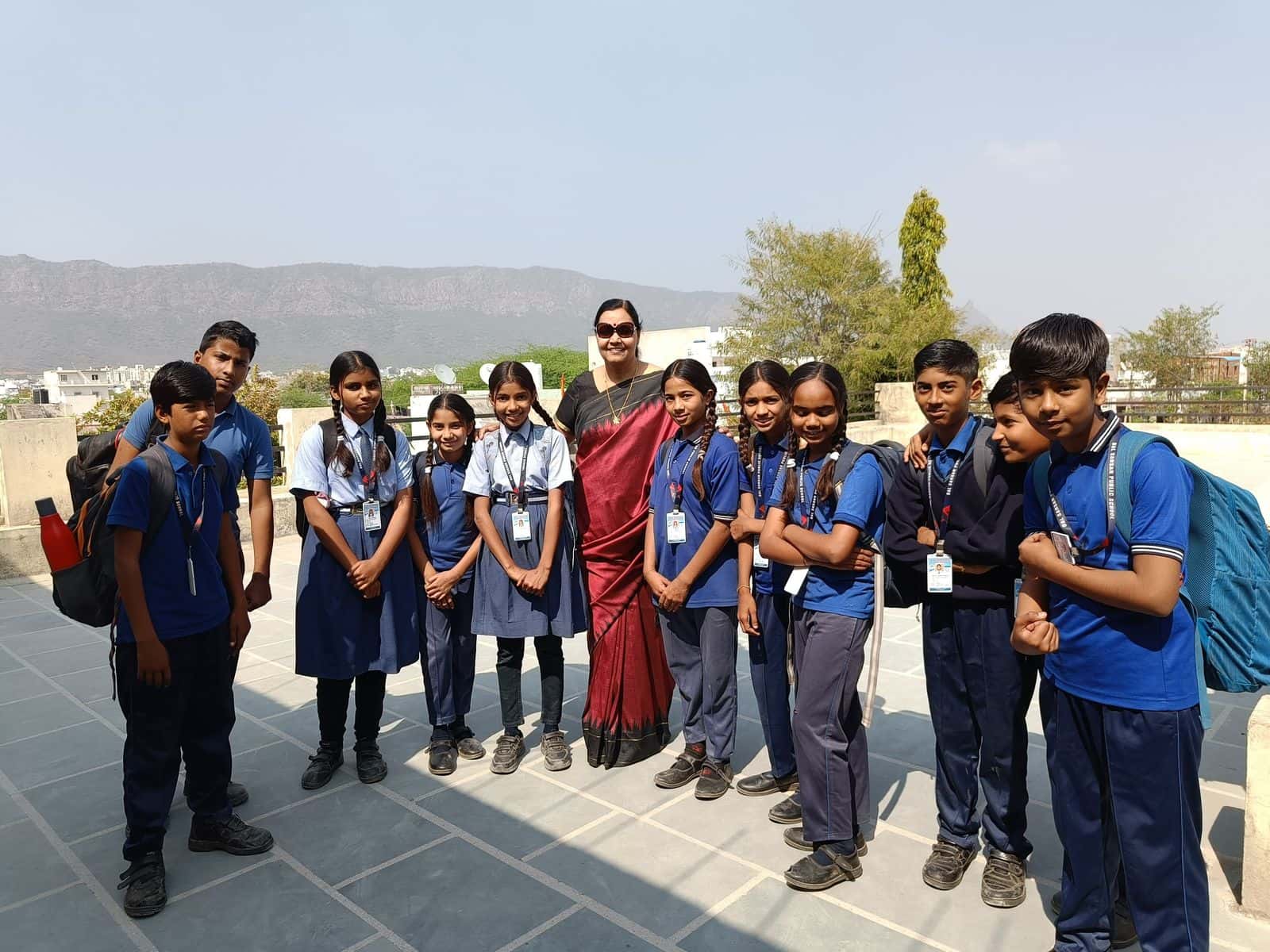 Students at Bal Sansar Public School engaged in learning activities